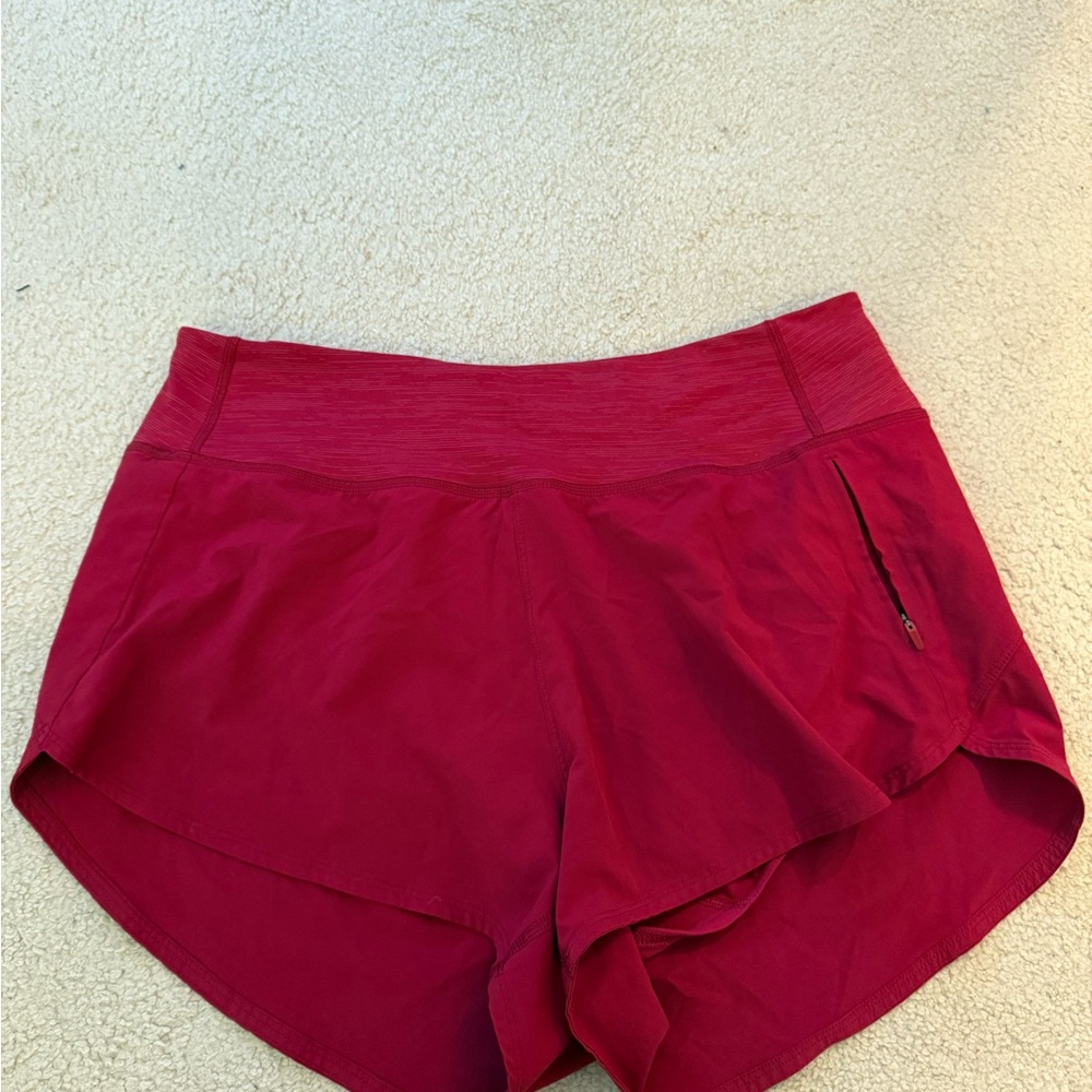 Outdoor Voices Women's Vibrant Red Athletic Shorts
